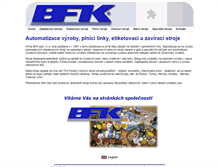 Tablet Screenshot of bfkpraha.cz